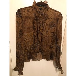 Sheer Ralph Lauren Women’s Blouse